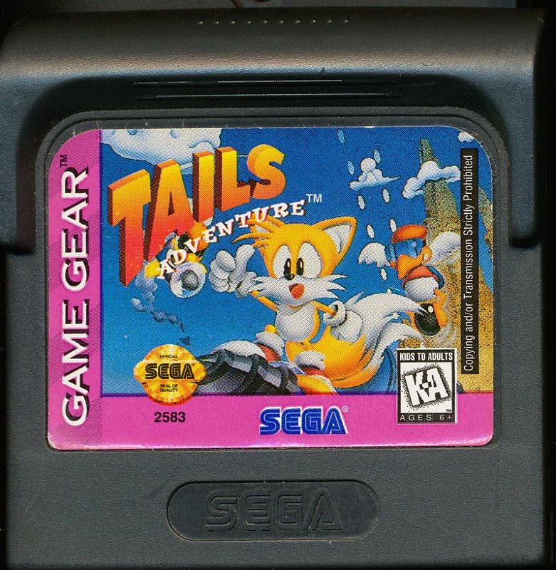 Media for Tails Adventure (Game Gear)