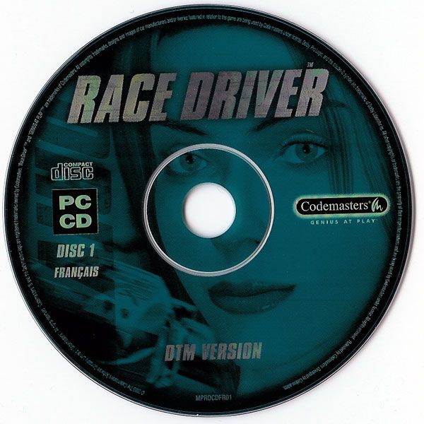 Media for DTM Race Driver (Director's Cut) (Windows): French install disc 1/3