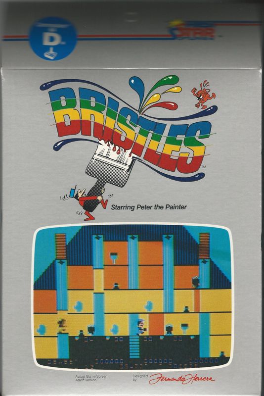Front Cover for Bristles (Commodore 64)