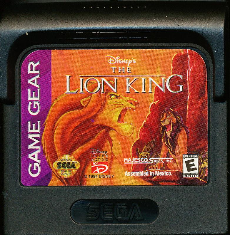 Media for The Lion King (Game Gear) (Majesco re-release)