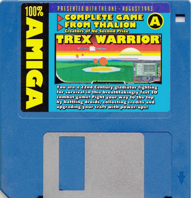Media for Trex Warrior: 22nd Century Gladiator (Amiga) ("The One Amiga" magazine coverdisk (issue #59, August/1993))
