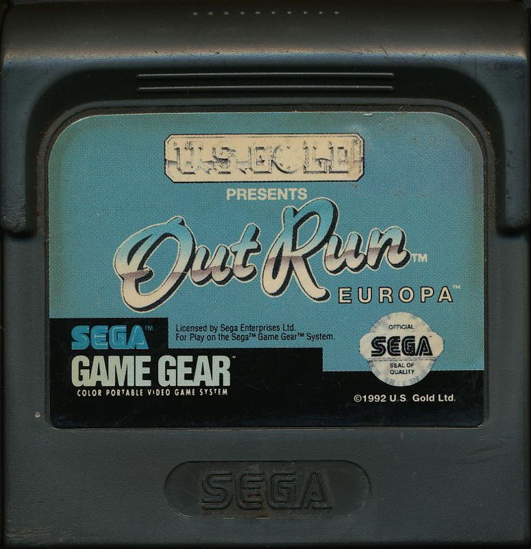 Media for OutRun Europa (Game Gear)