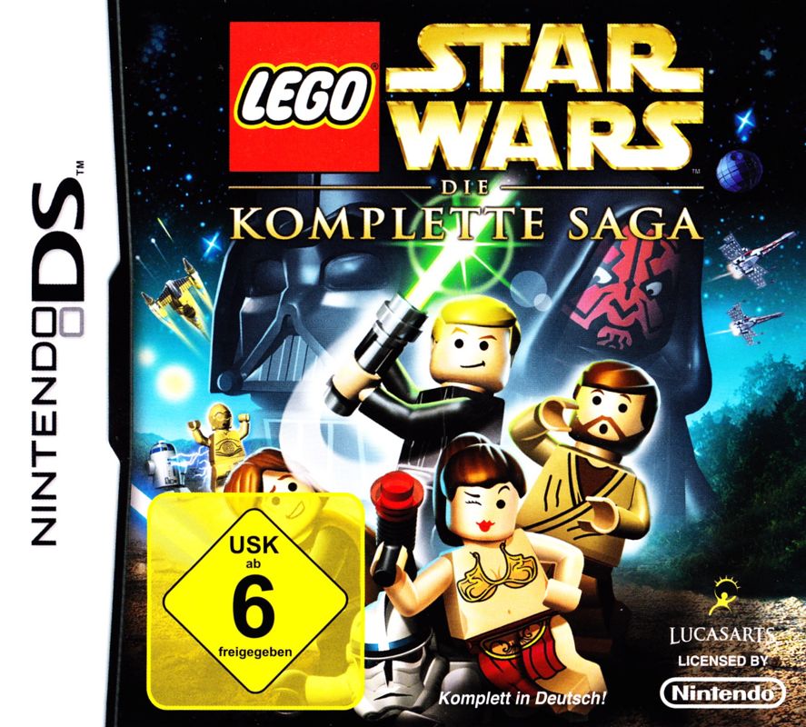 Front Cover for LEGO Star Wars: The Complete Saga (Nintendo DS) (Re-release)