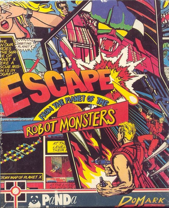 Front Cover for Escape from the Planet of the Robot Monsters (DOS)