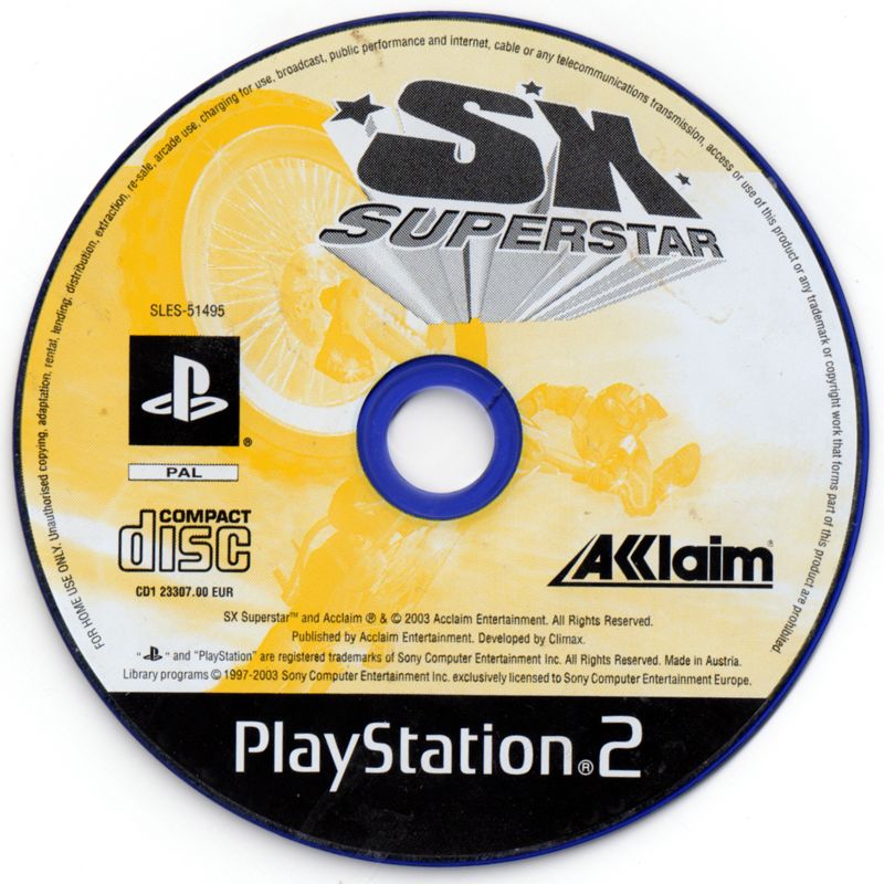 Media for SX Superstar (PlayStation 2)