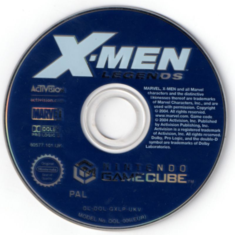 XMen Legends cover or packaging material MobyGames