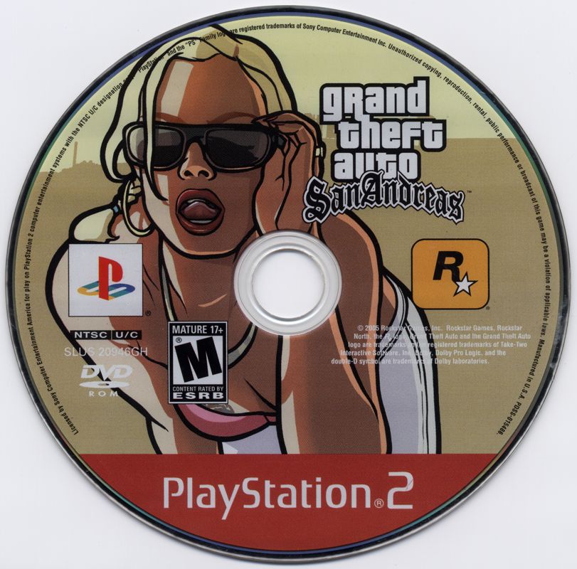 Grand Theft Auto: San Andreas cover or packaging material - MobyGames