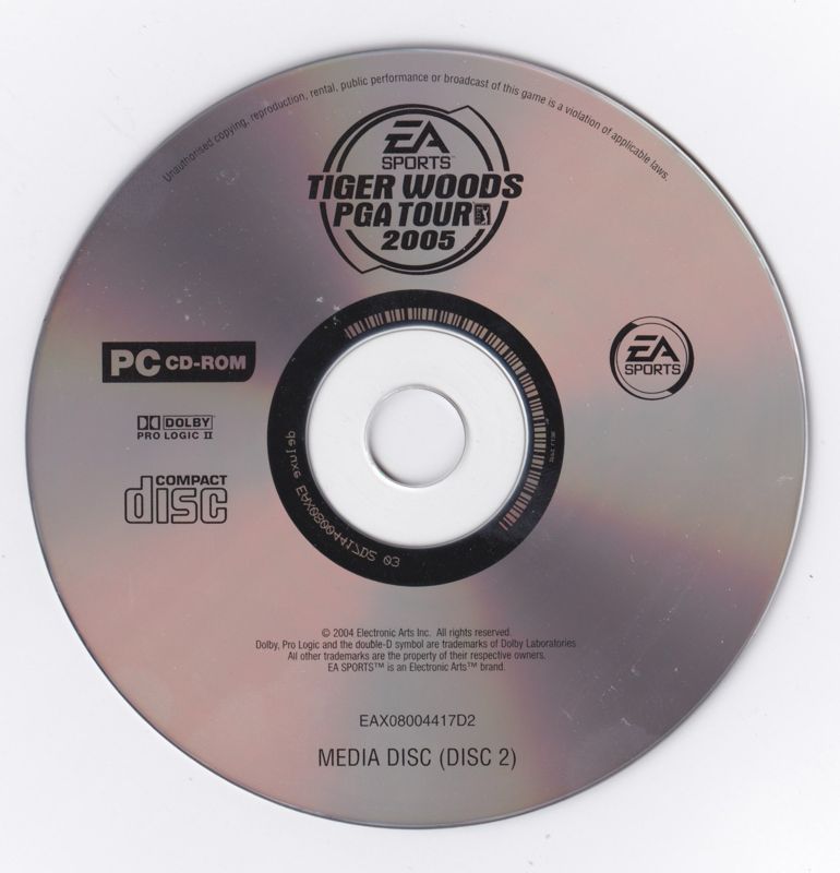 Media for Tiger Woods PGA Tour 2005 (Windows): Disc 2: Media Disc