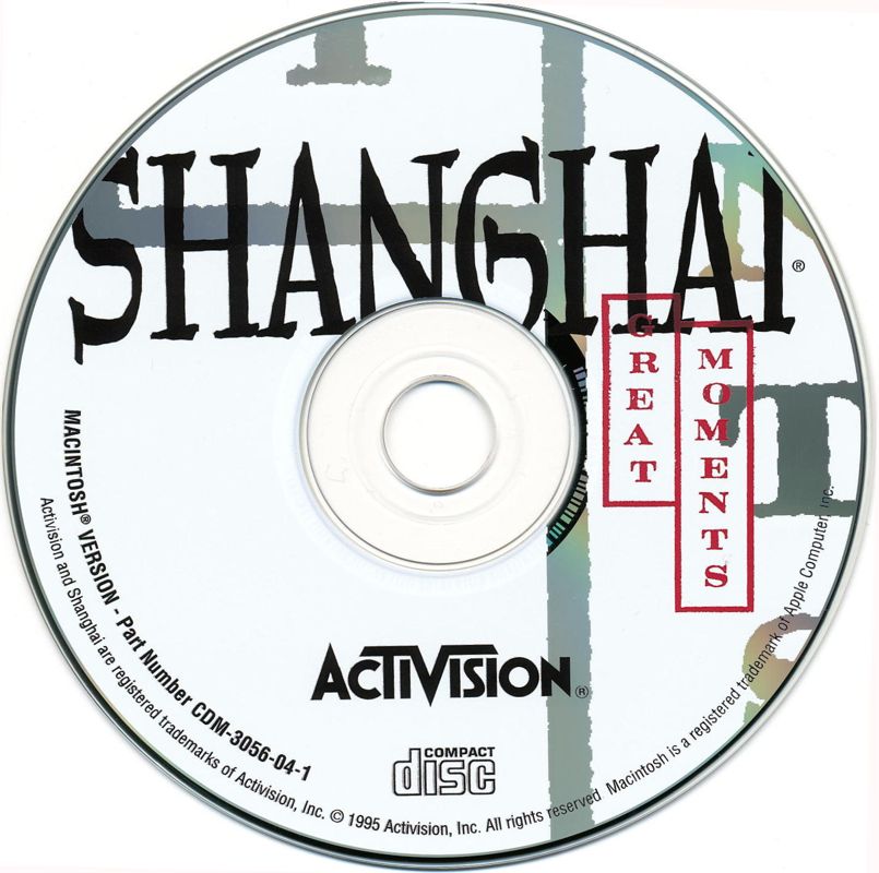 Media for Shanghai: Great Moments (Macintosh)