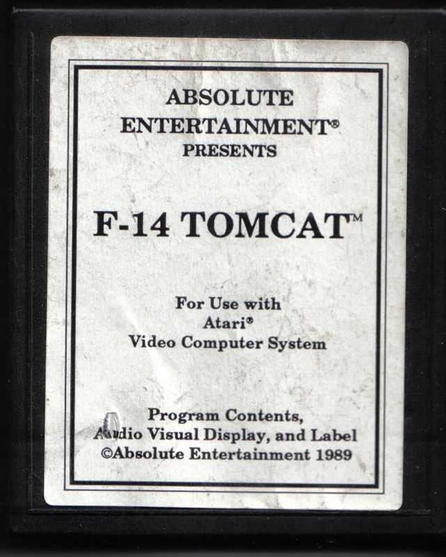 Media for Dan Kitchen's Tomcat: The F-14 Fighter Simulator (Atari 2600)