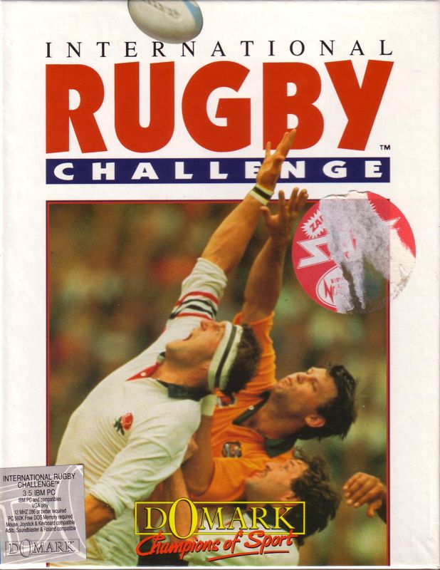 Front Cover for International Rugby Challenge (DOS)