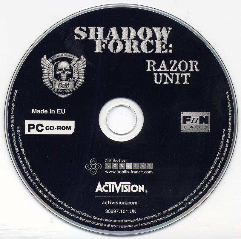 Media for Shadow Force: Razor Unit (Windows) (Titanium release)