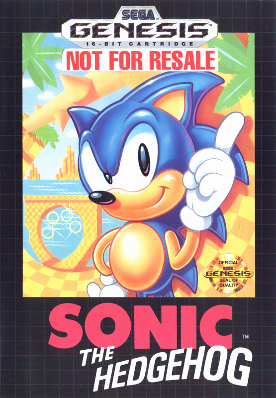 Front Cover for Sonic the Hedgehog (Genesis) (Promotional version)