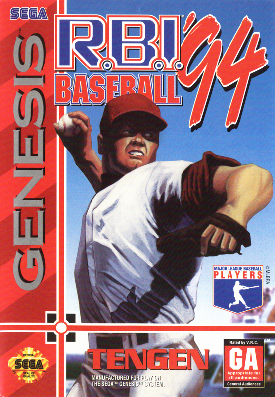 Front Cover for R.B.I. Baseball '94 (Genesis)