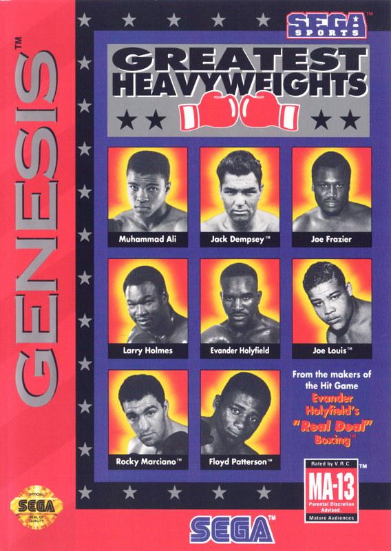 Front Cover for Greatest Heavyweights (Genesis)