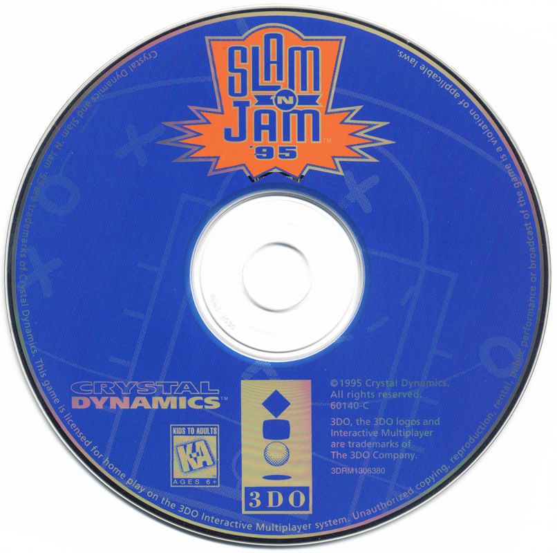 Media for Slam 'N Jam '95 (3DO)