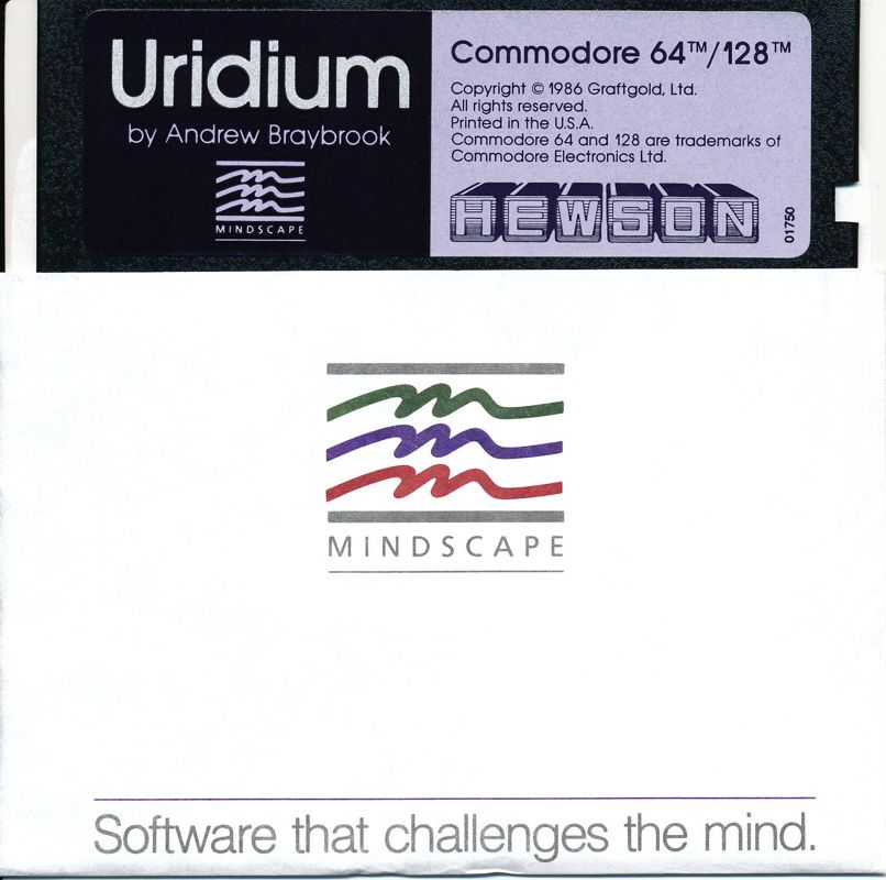 Media for Uridium (Commodore 64)