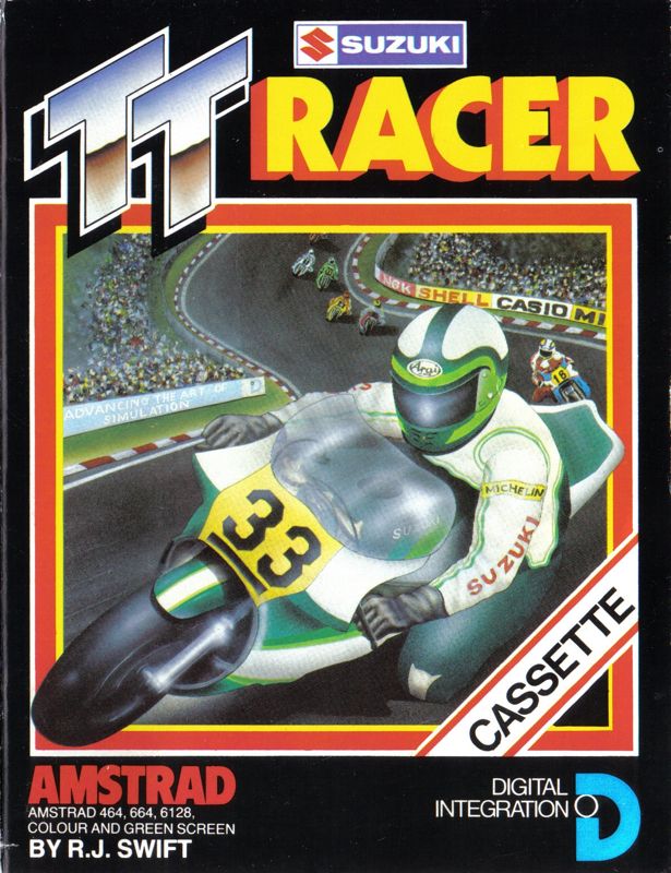 Front Cover for TT Racer (Amstrad CPC)
