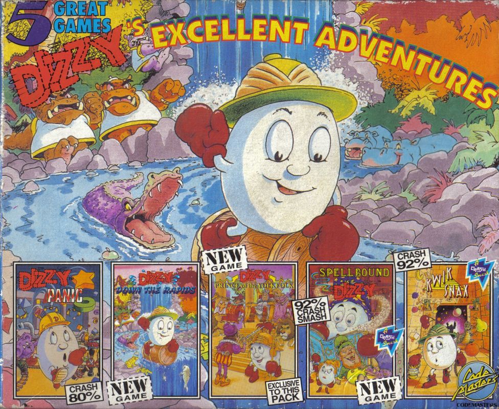 Front Cover for Dizzy's Excellent Adventures (Amstrad CPC)