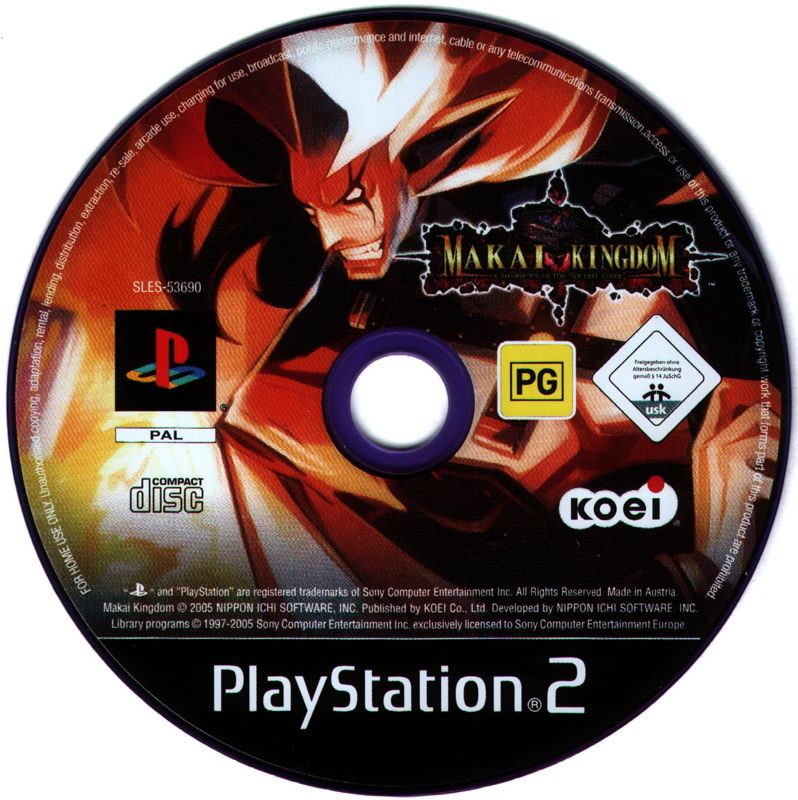 Media for Makai Kingdom: Chronicles of the Sacred Tome (PlayStation 2)