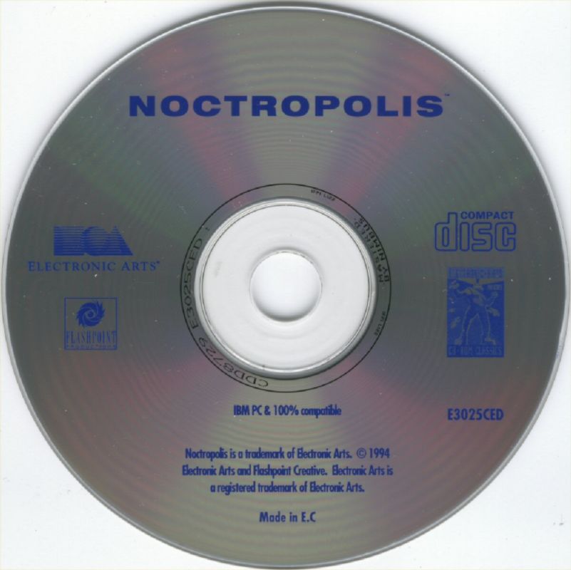 Media for Noctropolis (DOS) (EA CD-ROM Classics release)