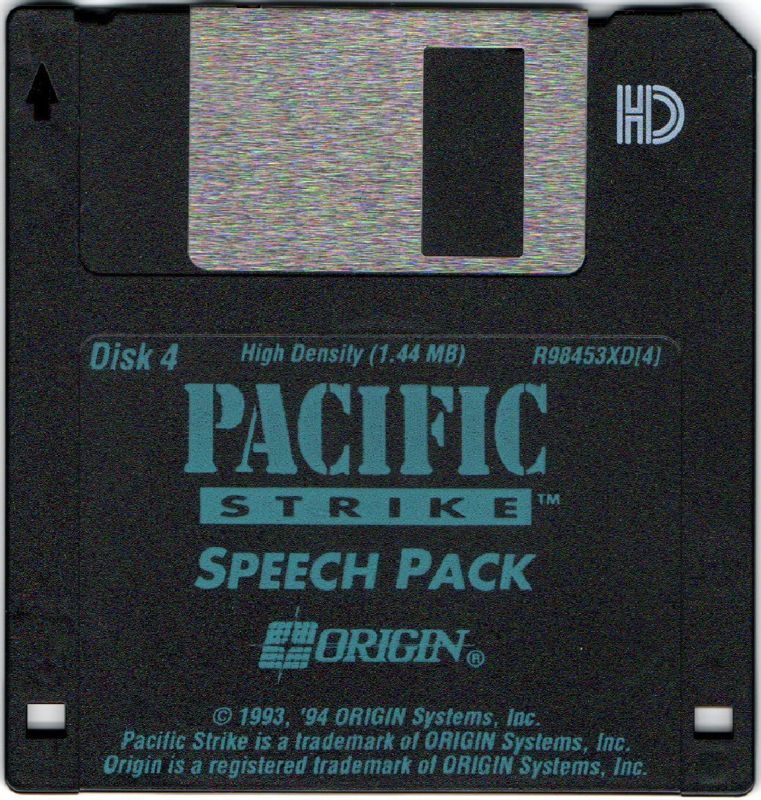 Media for Pacific Strike: Speech Pack (DOS): Disk 4