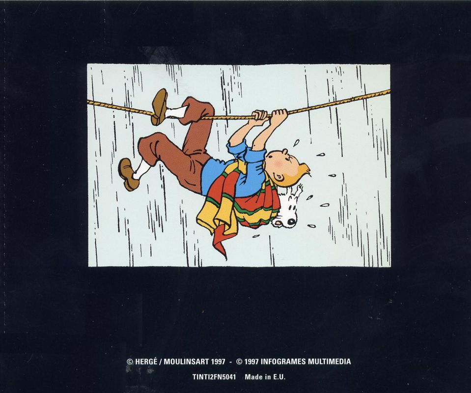 Other for The Adventures of Tintin: Prisoners of the Sun (DOS and Windows): Jewel Case - Inside cover