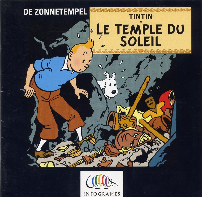 Other for The Adventures of Tintin: Prisoners of the Sun (DOS and Windows): Jewel Case - Front
