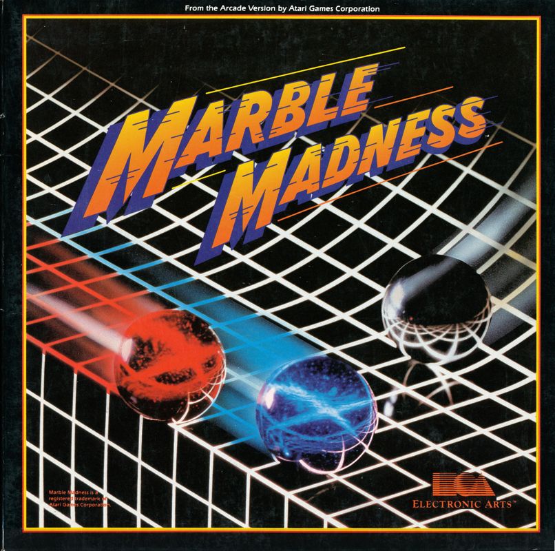 Front Cover for Marble Madness (Apple II)