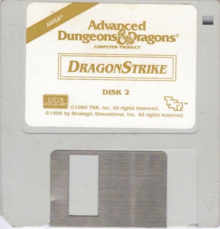 Media for DragonStrike (Amiga): Disk 2