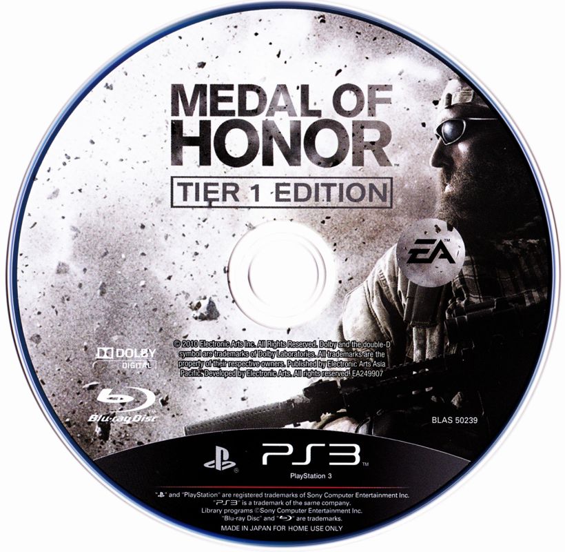 Media for Medal of Honor (Tier 1 Edition) (PlayStation 3)