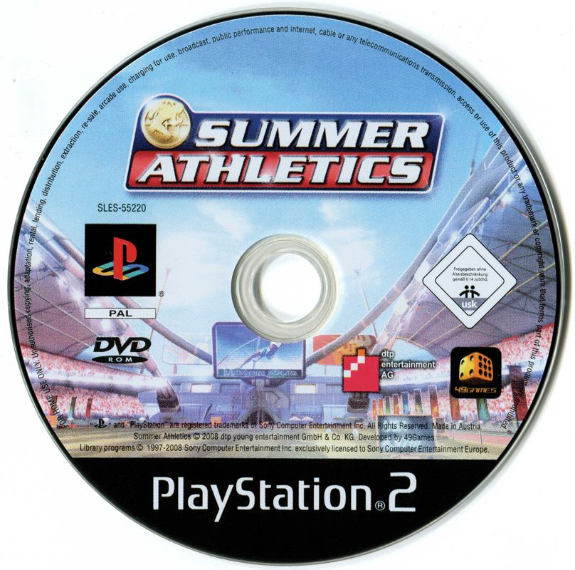 Media for Summer Athletics: The Ultimate Challenge (PlayStation 2)