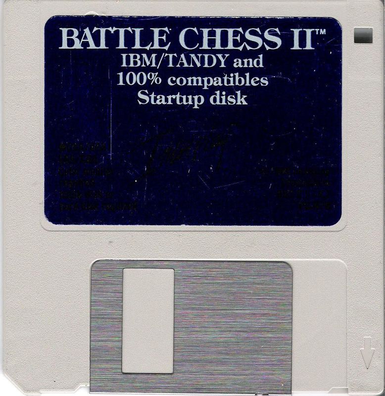 Media for Battle Chess II: Chinese Chess (DOS) (Dual media release): Disk (1/2) [Disk 1 -- Startup / Disk 2 -- Animation]