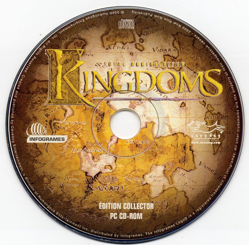 Media for Total Annihilation: Kingdoms (Windows) ("Collector Edition" release (2000))