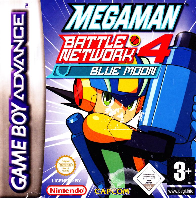 Front Cover for Mega Man Battle Network 4: Blue Moon (Game Boy Advance)