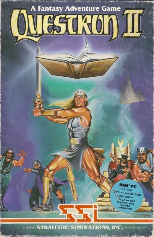 Front Cover for Questron II (DOS)
