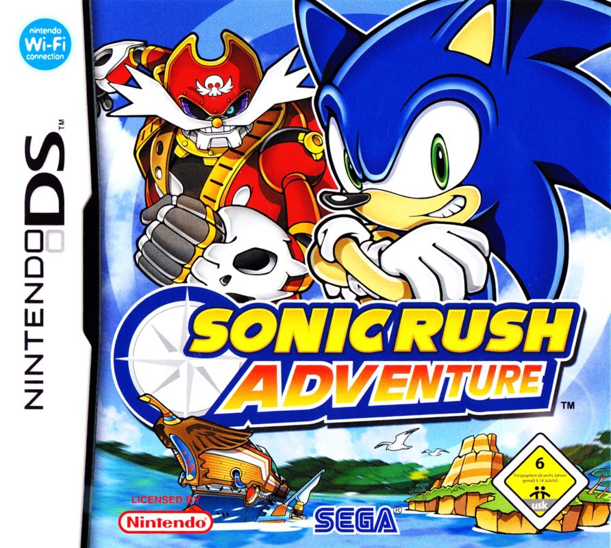 Front Cover for Sonic Rush Adventure (Nintendo DS)