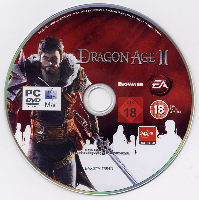 Media for Dragon Age II (Macintosh and Windows)