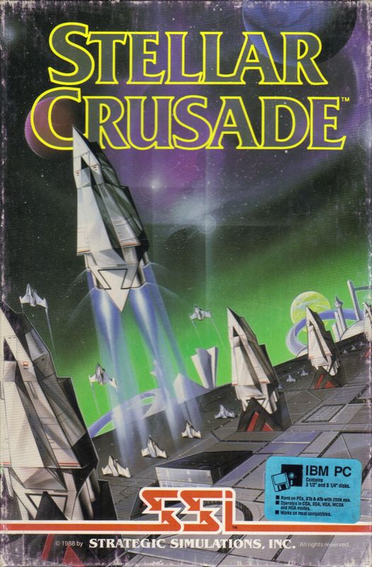 Front Cover for Stellar Crusade (DOS) (Dual Media release)