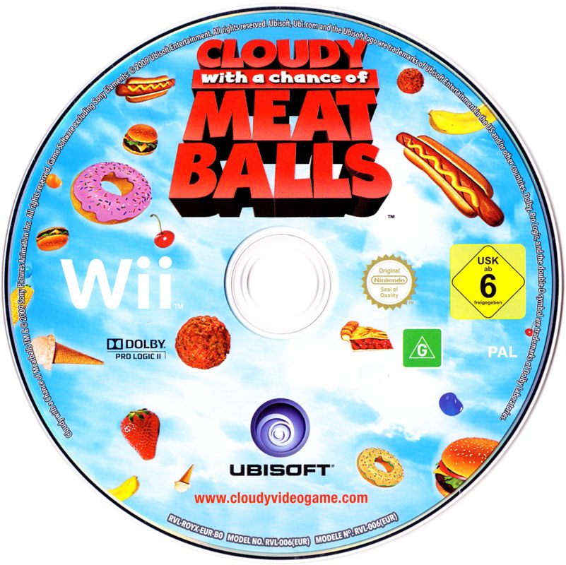 Media for Cloudy with a Chance of Meatballs (Wii)