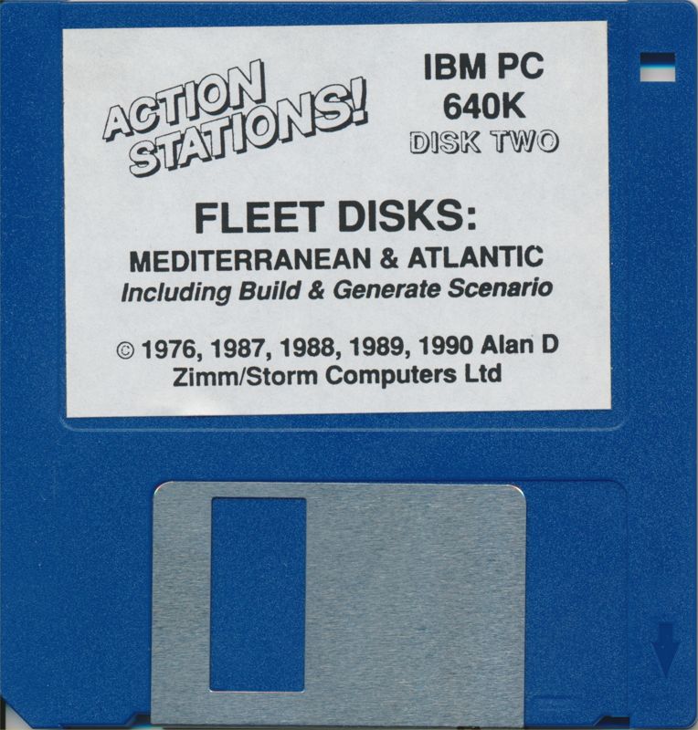 Media for Action Stations! (DOS): Fleet Disks: Mediterranean & Atlantic