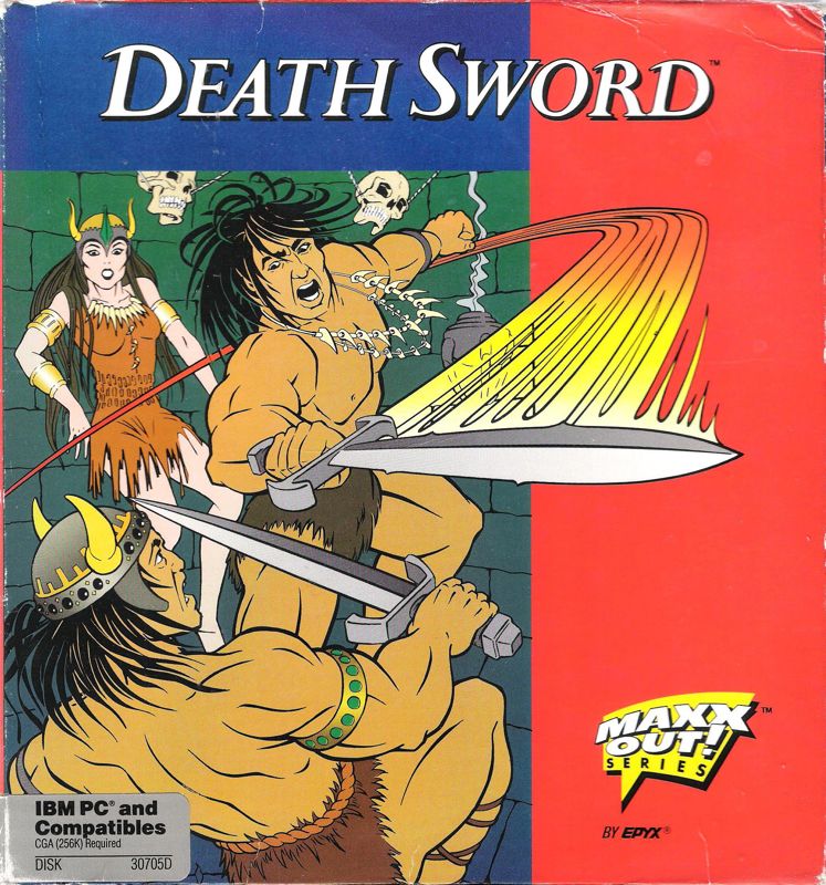 Front Cover for Death Sword (DOS) (Maxx Out Series release)