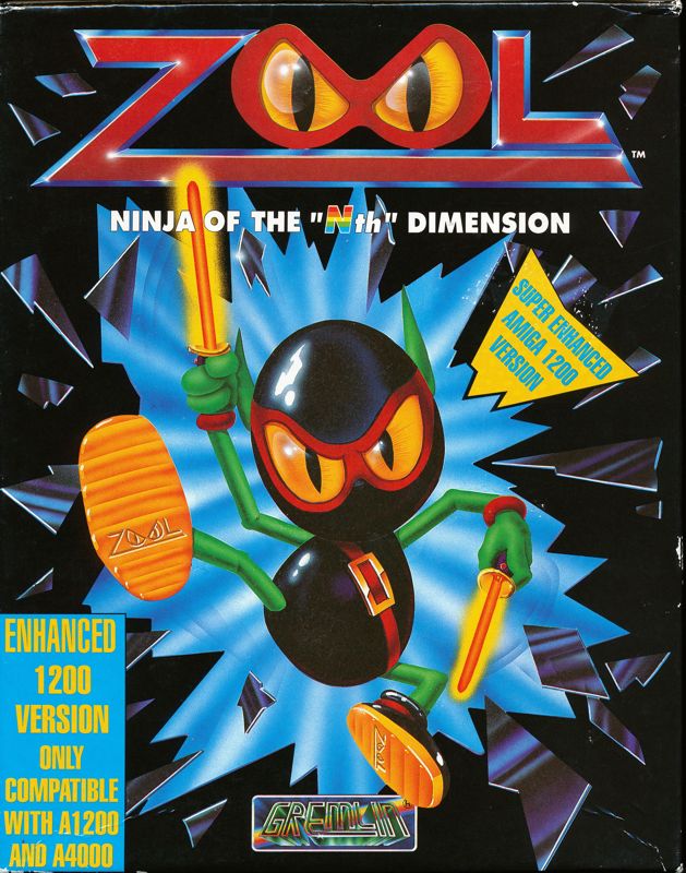 Front Cover for Zool (Amiga) (Amiga 1200/4000 AGA chipset version)