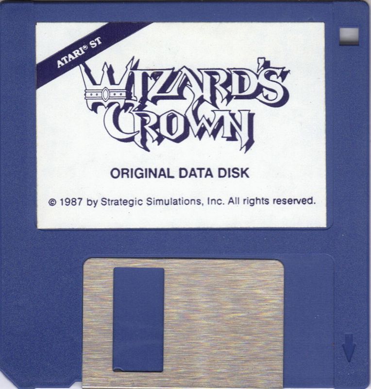 Media for Wizard's Crown (Atari ST): Original Data Disk