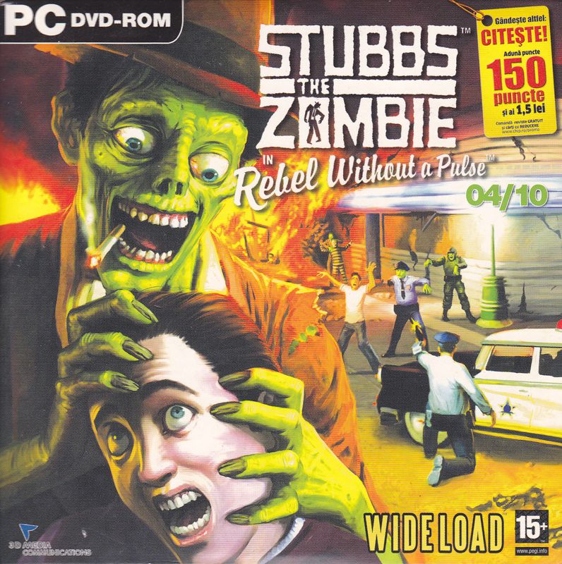 Front Cover for Stubbs the Zombie in Rebel Without a Pulse (Windows) (Level Covermount 05/2010)