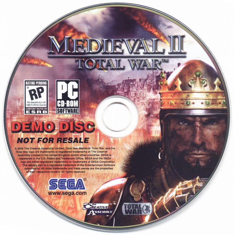 Media for Medieval II: Total War (Windows) (Pre-order box (contains demo and poster))