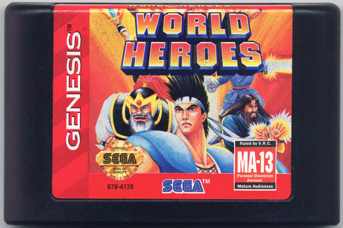 Media for World Heroes (Genesis)