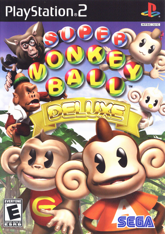 Front Cover for Super Monkey Ball Deluxe (PlayStation 2)