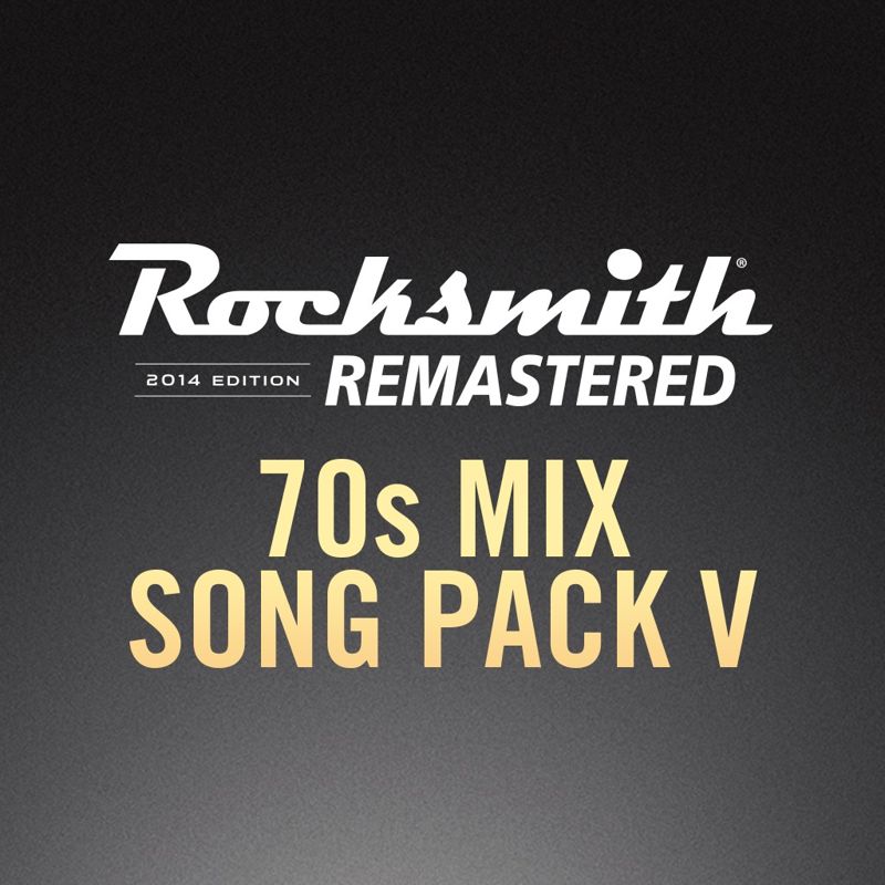 Front Cover for Rocksmith 2014 Edition: Remastered - 70s Mix Song Pack V (PlayStation 3 and PlayStation 4) (download release)