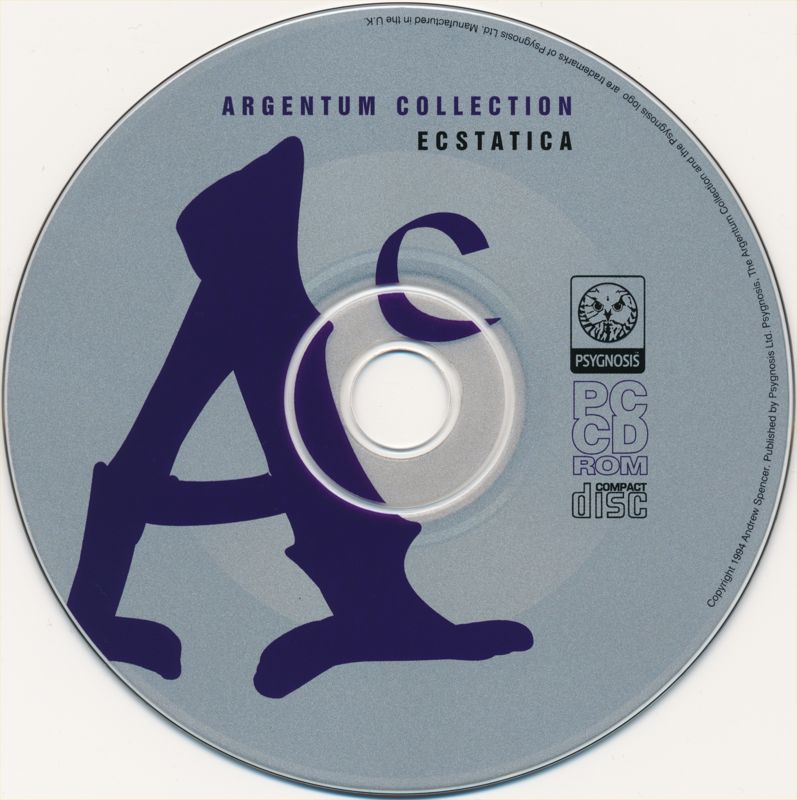 Media for Ečstatica (DOS) (Argentum Collection release)